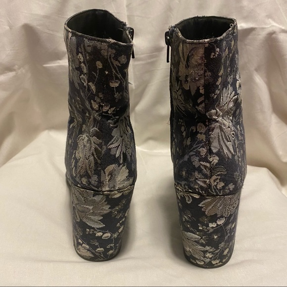 Merona Denim Embroidered Booties - Picture 3 of 5